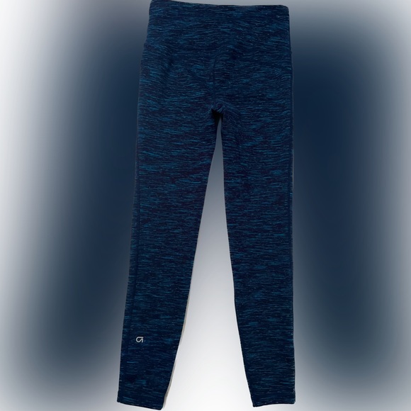 GAP fit Two Tone Blue Warm Leggings, Womens Small - Picture 2 of 6
